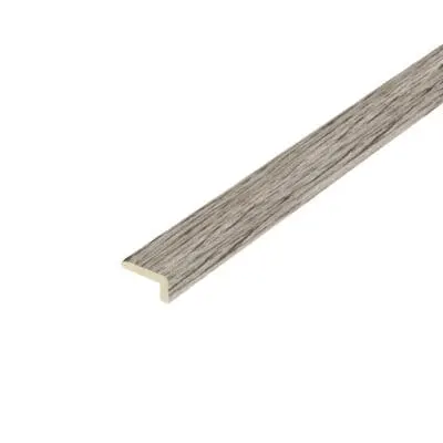 Windsor Grey L-Shape Nosing - A 4-1 image of Pro-Tek Flooring's C703 Windsor Grey L-shape nosing. The design combines functionality with aesthetics, providing a polished and secure transition between flooring surfaces.