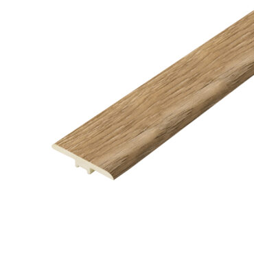 Primrose Satin T Profile: A profile image showcasing the Primrose Satin T Profile flooring accessory. The profile features a smooth satin finish in a subtle primrose hue, ideal for transitioning between flooring surfaces seamlessly.