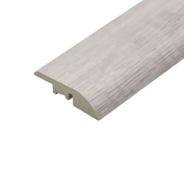Pro-Tek™ Flooring's LP10 Alfie Grey Ramp Profile, with a sleek grey finish. The ramp design offers smooth transitions between floors, adding a modern touch to interior spaces.