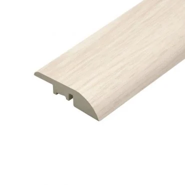 Pro-Tek™ Flooring's LP6 Mia Grey Ramp Profile showcasing a soft grey tone with a ramped design. Ideal for transitioning between different floor heights, this ramp profile offers both functionality and a stylish finish.