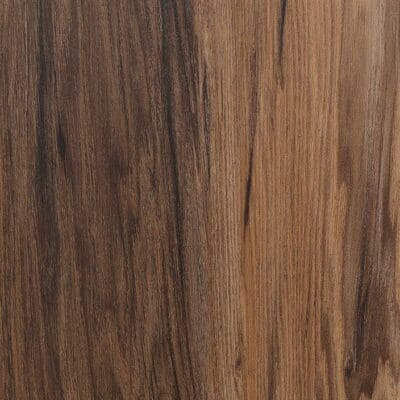 A sample swatch of the Layla Walnut finish, displaying the rich, deep brown colour and the intricate natural grain pattern that gives it a luxurious and timeless feel.