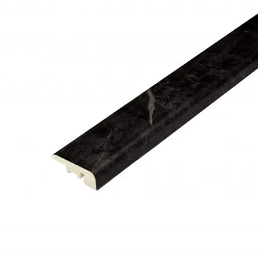 Vesuvian Marble End Profile: A close-up view of a vesuvian marble end profile, highlighting its rich red and brown tones with subtle marbling, creating a striking visual impact in flooring transitions.