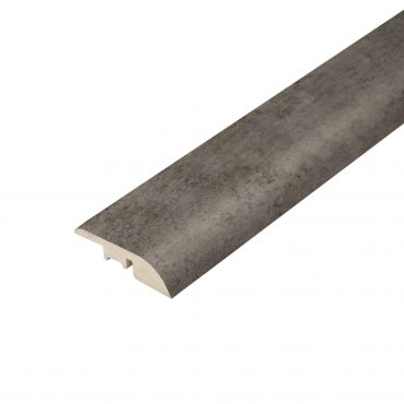 Smoke Travertine Ramp Profile: A view of a smoke travertine ramp profile, highlighting its smoky gray tones and unique veining pattern, ideal for creating elegant and contemporary flooring transitions.