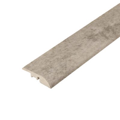 Grey Travertine Ramp Profile: A close-up view of a grey travertine ramp profile, designed to provide a smooth transition between different floor heights with its cool gray tones and textured surface.