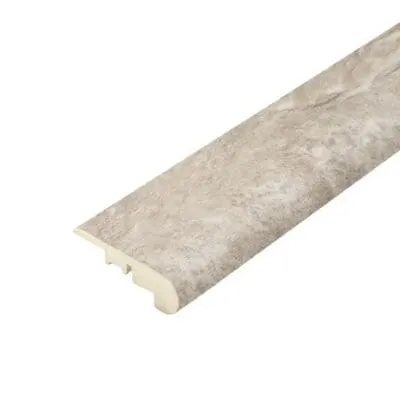 Natural Slate Pro-Tek Stair Nosing: An image of a natural slate Pro-Tek stair nosing, displaying a classic grayish-brown hue with subtle variations and authentic slate textures, perfect for timeless designs.