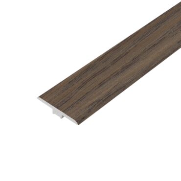 Charcoal Slate T-Profile: An image displaying a charcoal slate T-profile, designed for creating neat and seamless transitions between different flooring materials with its deep gray colour and textured surface.
