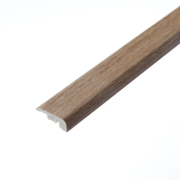 An image of LP9 Ezra Mink end profile. The profile shows a medium-brown colour with a simple, streamlined design, used for providing a finished edge at the end of flooring sections.