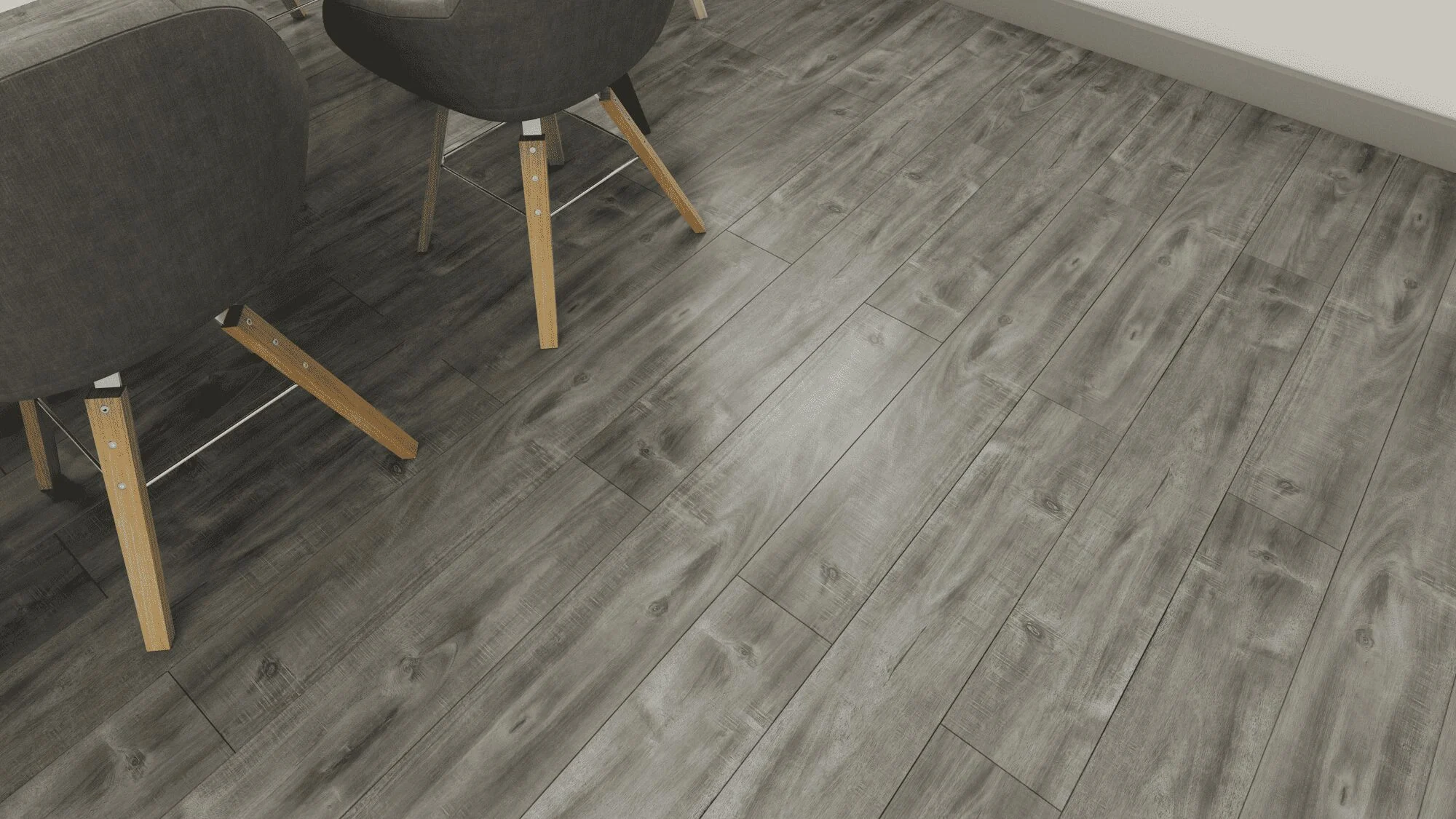 LVT floor dining room