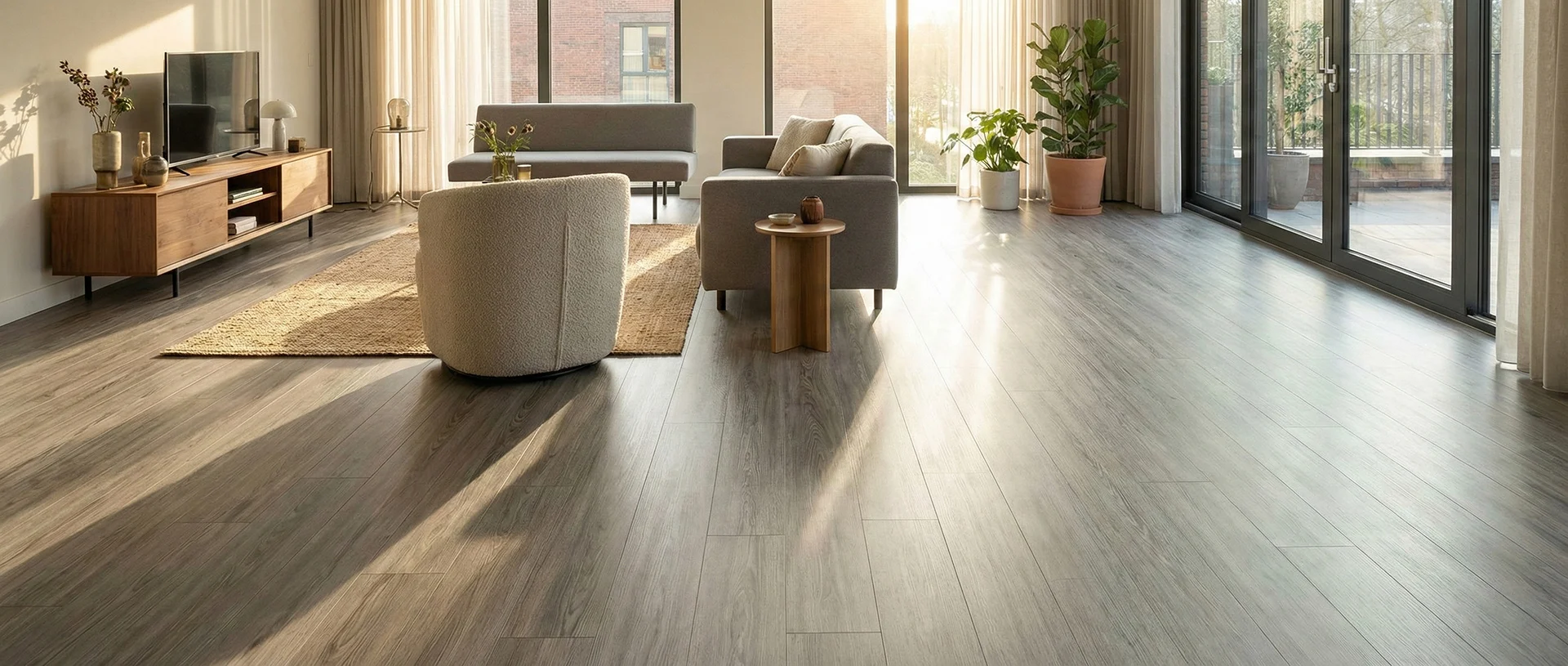 Scratch resistant flooring