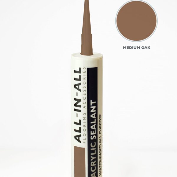 AIA sealant colour swatches featuring the mocha shade, a rich medium-brown hue. The image presents the swatch with a clean background, demonstrating its natural wood-like appearance for flooring and joinery.