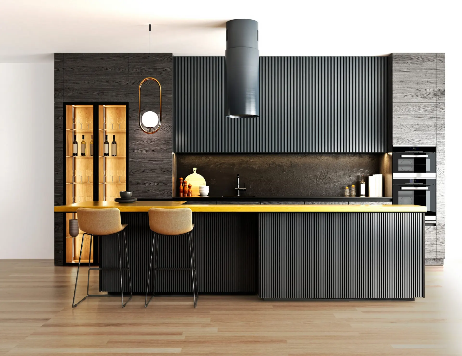 A detailed view of Snowdonia Ash flooring, featuring a soft ash-gray tone with subtle wood grain textures. This flooring exudes a modern, serene aesthetic suitable for minimalist spaces.