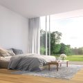 A full image of New English Oak flooring, characterized by its light, honey-coloured tones and smooth wood textures. It offers a timeless, welcoming appeal for any room.