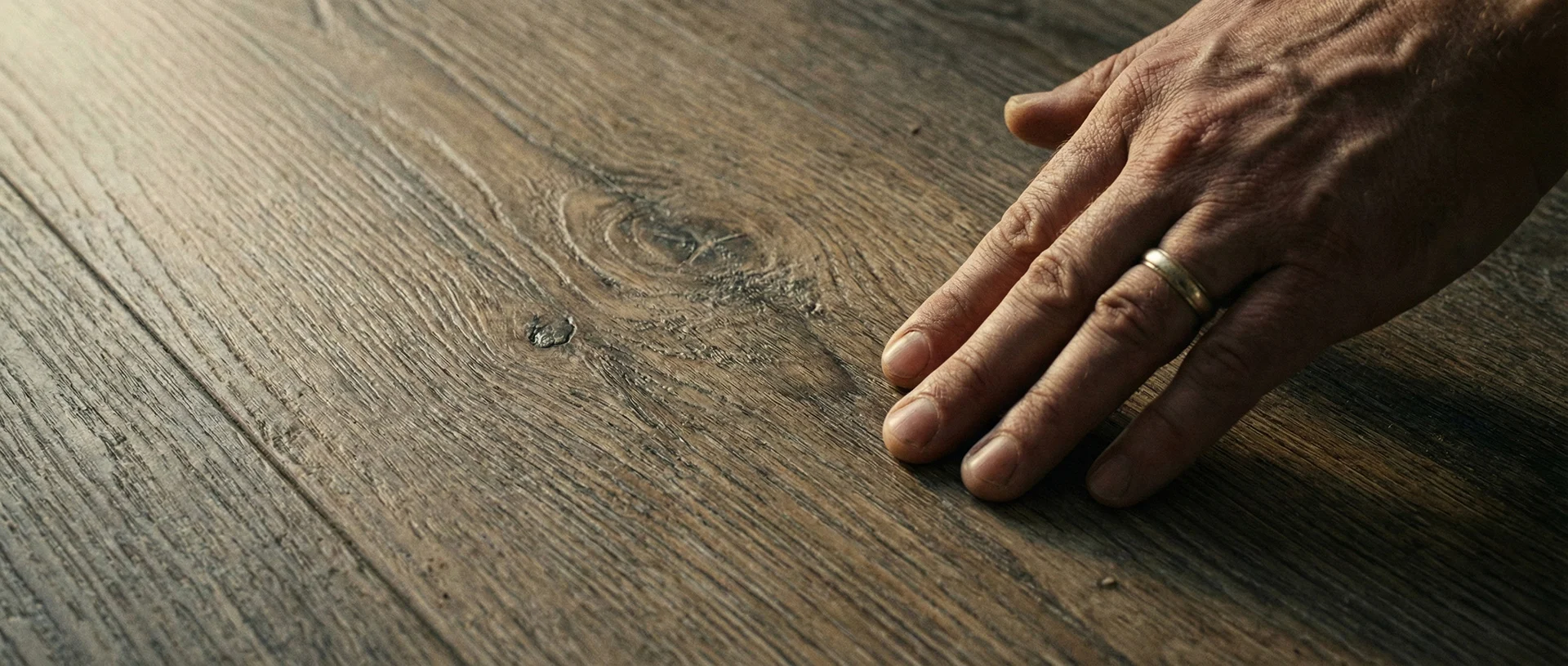 Textured vinyl flooring