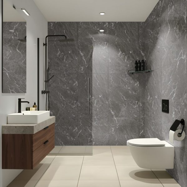 Marquina Black (Double Tile)