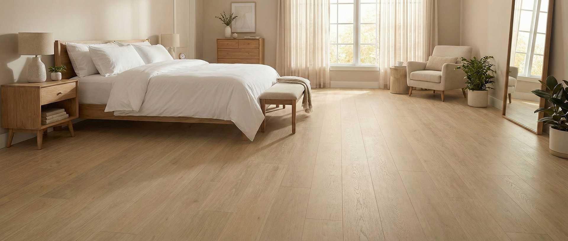 Bedroom Vinyl Flooring