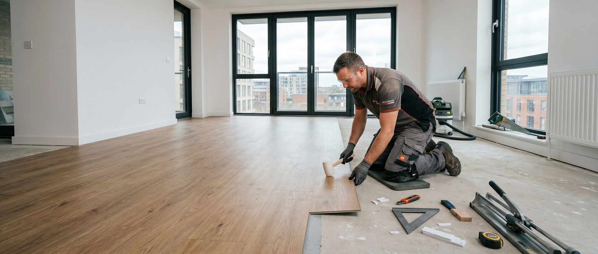 Fitting Vinyl Click Flooring