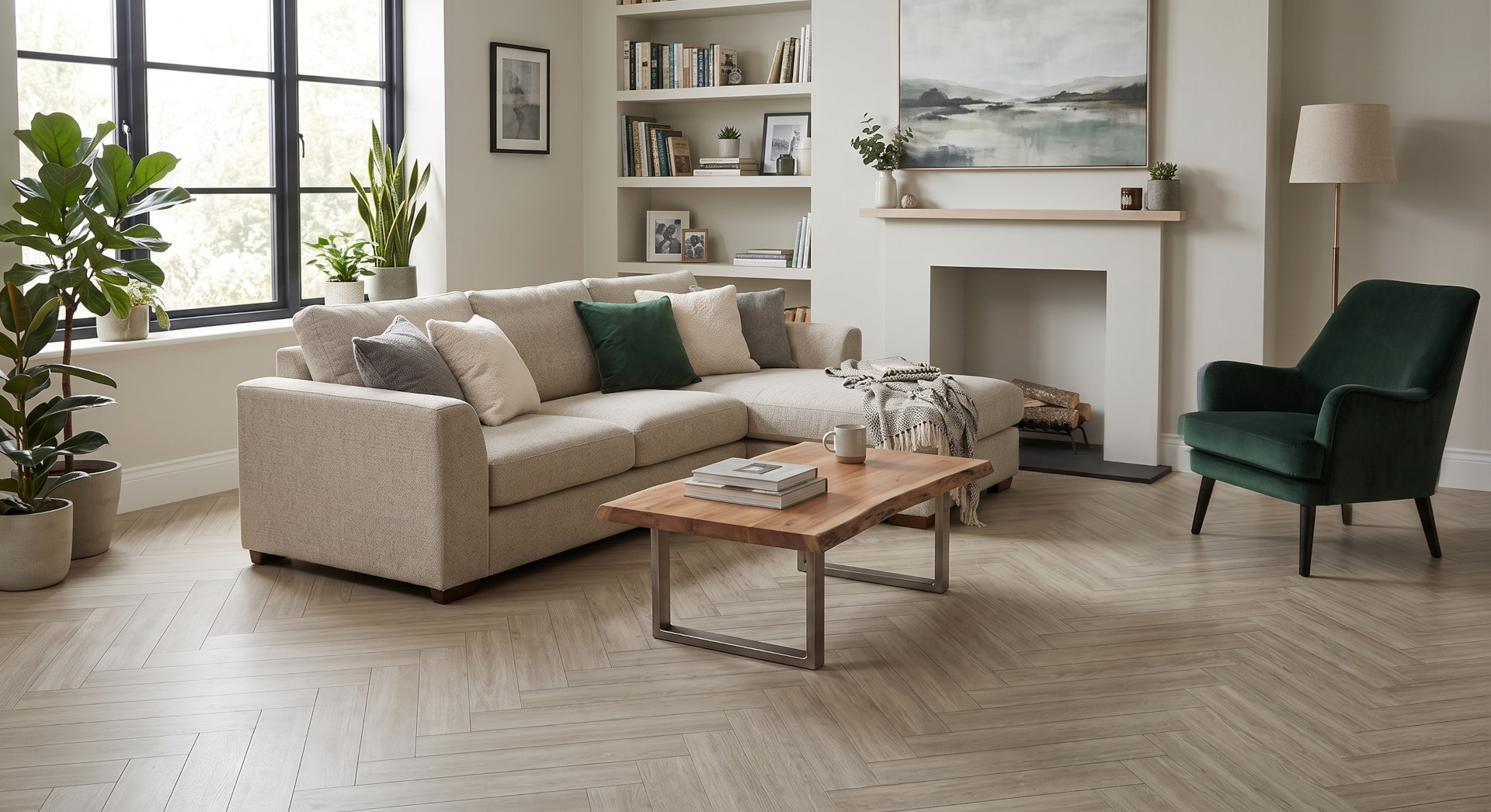 Herringbone LVT Flooring