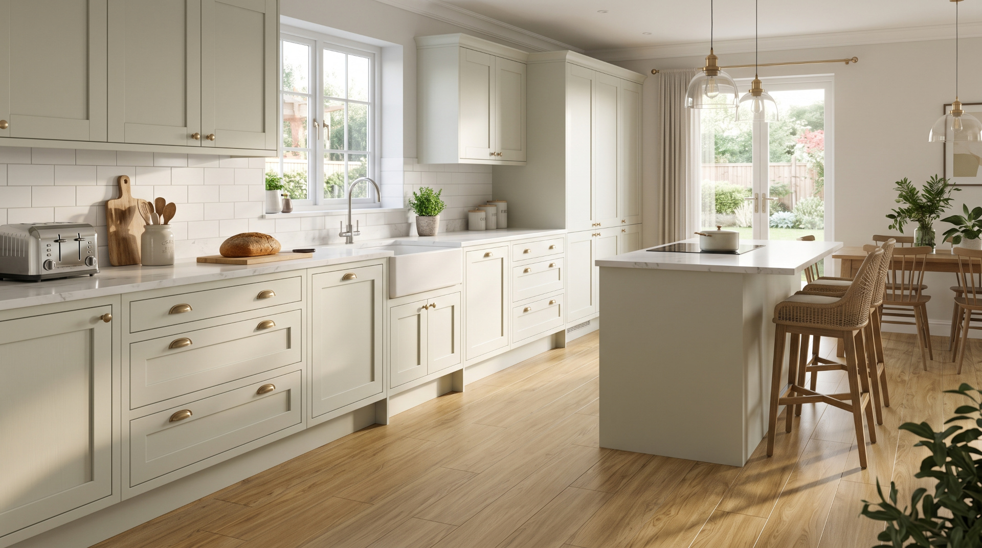 Oak Vinyl Flooring Kitchen